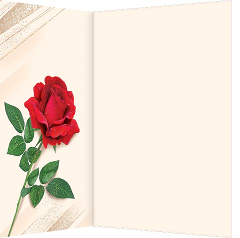 С праздником (роза без текста)